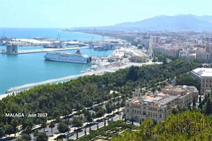 011- Malaga vue du Gibralfaro